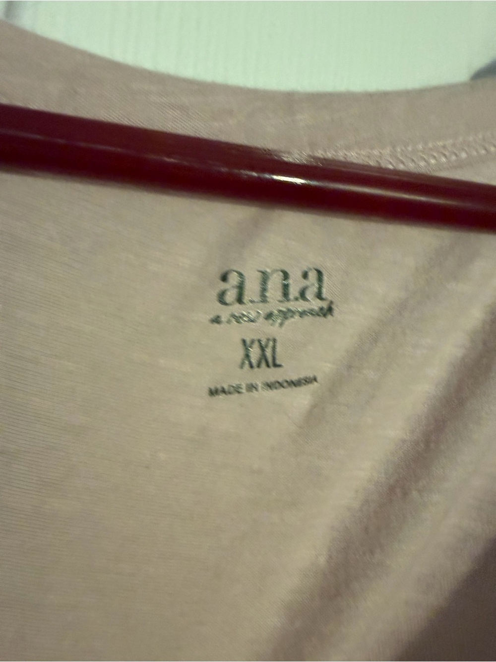 a.n.a Scoop Neck Sleeveless Tank Top - Pale Pink - Picture 2 of 4